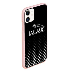 Чехол iPhone 11 матовый Jaguar, Ягуар Здезды, цвет: 3D-светло-розовый — фото 2