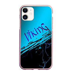 Чехол iPhone 11 матовый Викинги: Вальхалла сериал, цвет: 3D-светло-розовый