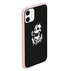 Чехол iPhone 11 матовый Killer queen from JoJo, цвет: 3D-светло-розовый — фото 2