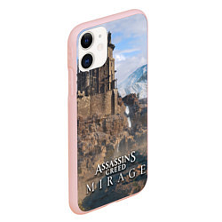 Чехол iPhone 11 матовый Руины замка - AC Mirage, цвет: 3D-светло-розовый — фото 2