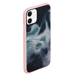 Чехол iPhone 11 матовый Дымчатая пенка, цвет: 3D-светло-розовый — фото 2