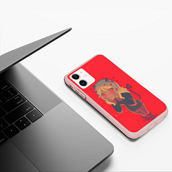 Чехол iPhone 11 матовый Sweet Modeus, цвет: 3D-светло-розовый — фото 2