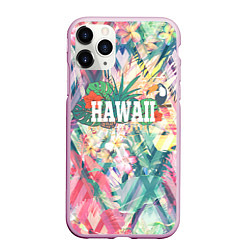 Чехол iPhone 11 Pro матовый Hawaii Summer, цвет: 3D-розовый