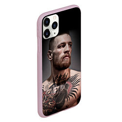 Чехол iPhone 11 Pro матовый Conor McGregor, цвет: 3D-розовый — фото 2