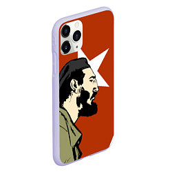 Чехол iPhone 11 Pro матовый Куба, цвет: 3D-светло-сиреневый — фото 2