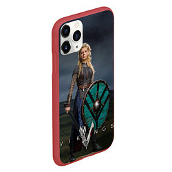 Чехол iPhone 11 Pro матовый Vikings: Ladgertha, цвет: 3D-красный — фото 2