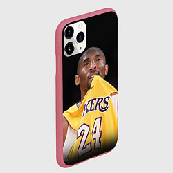 Чехол iPhone 11 Pro матовый Kobe Bryant, цвет: 3D-малиновый — фото 2