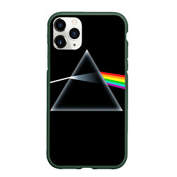 Чехол iPhone 11 Pro матовый Pink floyd, цвет: 3D-темно-зеленый