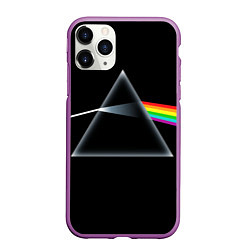 Чехол iPhone 11 Pro матовый Pink floyd, цвет: 3D-фиолетовый