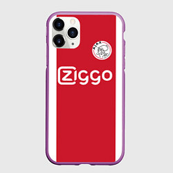 Чехол iPhone 11 Pro матовый Ajax FC: Ziggo, цвет: 3D-фиолетовый