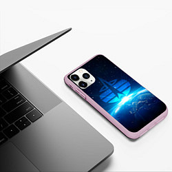 Чехол iPhone 11 Pro матовый Космические войска, цвет: 3D-розовый — фото 2
