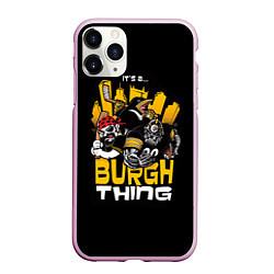 Чехол iPhone 11 Pro матовый Burgh Thing, цвет: 3D-розовый