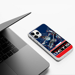 Чехол iPhone 11 Pro матовый Winnipeg Jets, цвет: 3D-белый — фото 2