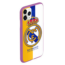 Чехол iPhone 11 Pro матовый Real Madrid CF, цвет: 3D-фиолетовый — фото 2