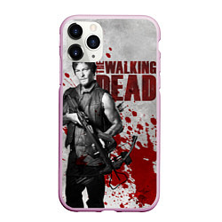 Чехол iPhone 11 Pro матовый Walking Dead: Deryl Dixon, цвет: 3D-розовый