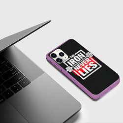 Чехол iPhone 11 Pro матовый The iron never lies, цвет: 3D-фиолетовый — фото 2