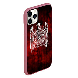 Чехол iPhone 11 Pro матовый Slayer: Blooded Eagle, цвет: 3D-малиновый — фото 2