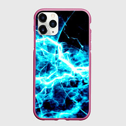 Чехол iPhone 11 Pro матовый Energy, цвет: 3D-малиновый