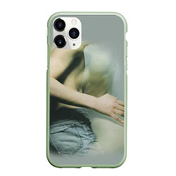 Чехол iPhone 11 Pro матовый Placebo Body, цвет: 3D-салатовый