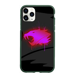 Чехол iPhone 11 Pro матовый CS:GO: iBUYPOWER Black Сollection, цвет: 3D-темно-зеленый
