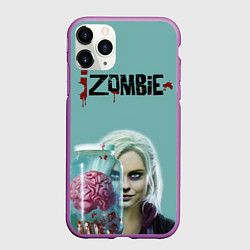 Чехол iPhone 11 Pro матовый Я зомби Лиф, цвет: 3D-фиолетовый