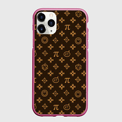 Чехол iPhone 11 Pro матовый Geek, цвет: 3D-малиновый