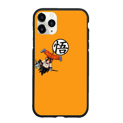 Чехол iPhone 11 Pro матовый Dragon Ball, цвет: 3D-черный