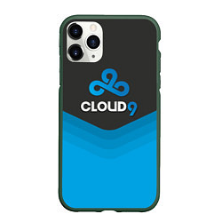 Чехол iPhone 11 Pro матовый Cloud 9 Uniform, цвет: 3D-темно-зеленый