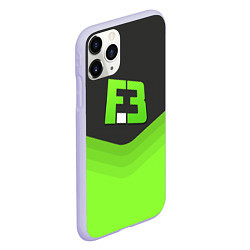Чехол iPhone 11 Pro матовый FlipSid3 Uniform, цвет: 3D-светло-сиреневый — фото 2