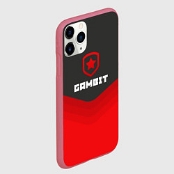Чехол iPhone 11 Pro матовый Gambit Gaming Uniform, цвет: 3D-малиновый — фото 2
