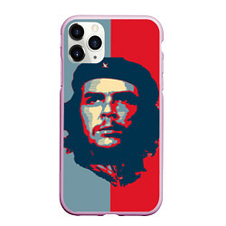 Чехол iPhone 11 Pro матовый Che Guevara, цвет: 3D-розовый