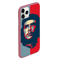 Чехол iPhone 11 Pro матовый Che Guevara, цвет: 3D-малиновый — фото 2