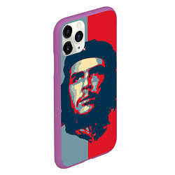 Чехол iPhone 11 Pro матовый Che Guevara, цвет: 3D-фиолетовый — фото 2
