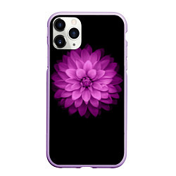 Чехол iPhone 11 Pro матовый Violet Flower, цвет: 3D-сиреневый