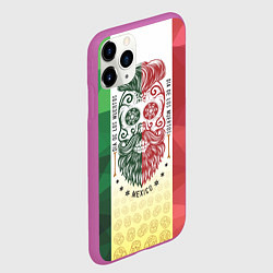 Чехол iPhone 11 Pro матовый Мексика, цвет: 3D-фиолетовый — фото 2