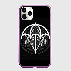 Чехол iPhone 11 Pro матовый BMTH: Rain Symbol, цвет: 3D-фиолетовый