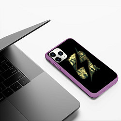 Чехол iPhone 11 Pro матовый Fallout Never Changes, цвет: 3D-фиолетовый — фото 2