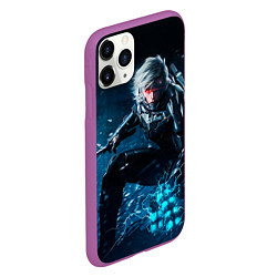 Чехол iPhone 11 Pro матовый Metal gear solid 4, цвет: 3D-фиолетовый — фото 2