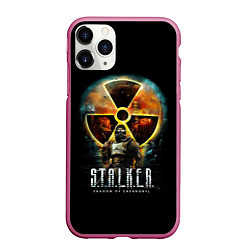 Чехол iPhone 11 Pro матовый STALKER: Shadow of Chernobyl, цвет: 3D-малиновый