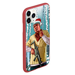 Чехол iPhone 11 Pro матовый Grand Happy New Year!, цвет: 3D-красный — фото 2