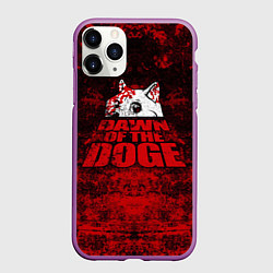 Чехол iPhone 11 Pro матовый Dawn of the Doge, цвет: 3D-фиолетовый