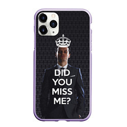 Чехол iPhone 11 Pro матовый Keep Calm & Did You Miss Me?, цвет: 3D-светло-сиреневый