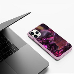 Чехол iPhone 11 Pro матовый Pink, цвет: 3D-розовый — фото 2