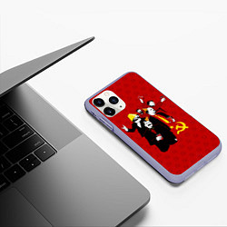Чехол iPhone 11 Pro матовый Communist Party, цвет: 3D-светло-сиреневый — фото 2
