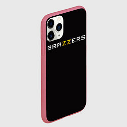 Чехол iPhone 11 Pro матовый Brazzers, цвет: 3D-малиновый — фото 2