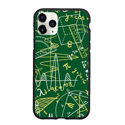 Чехол iPhone 11 Pro матовый Геометрия, цвет: 3D-черный