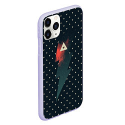 Чехол iPhone 11 Pro матовый Dark Force, цвет: 3D-светло-сиреневый — фото 2