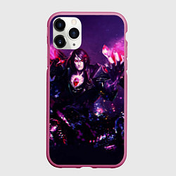 Чехол iPhone 11 Pro матовый Тарик, цвет: 3D-малиновый
