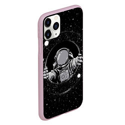Чехол iPhone 11 Pro матовый Черная дыра, цвет: 3D-розовый — фото 2