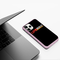 Чехол iPhone 11 Pro матовый Limp Bizkit, цвет: 3D-розовый — фото 2
